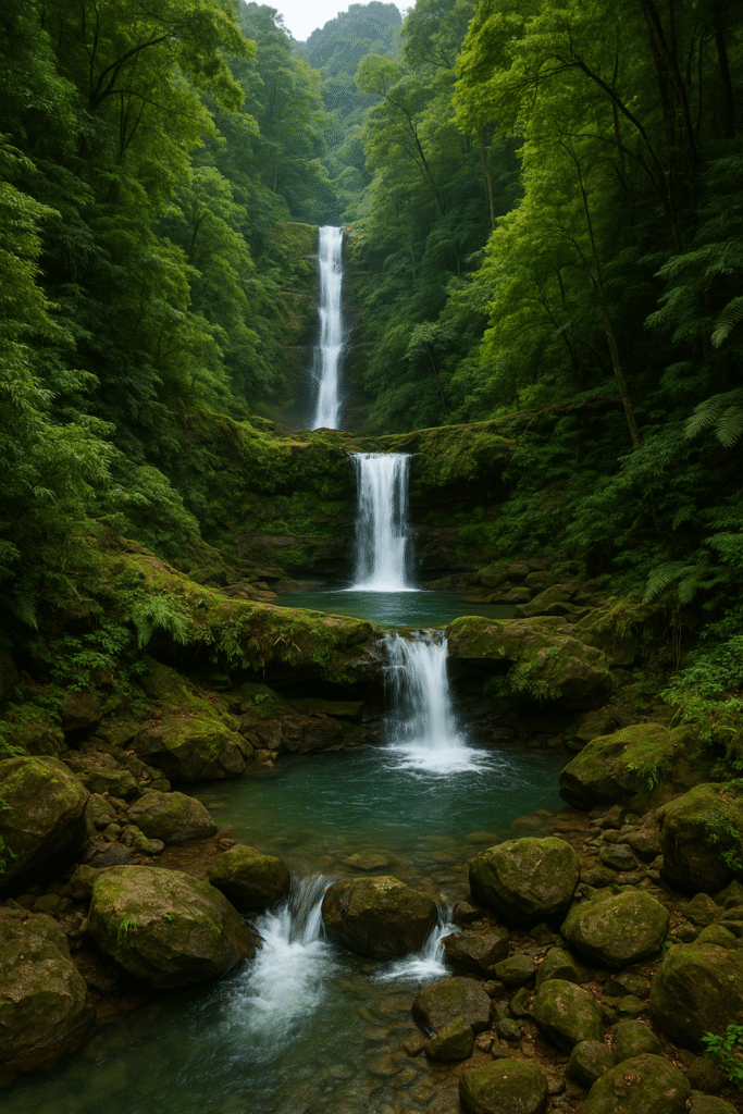vietnam hidden waterfall