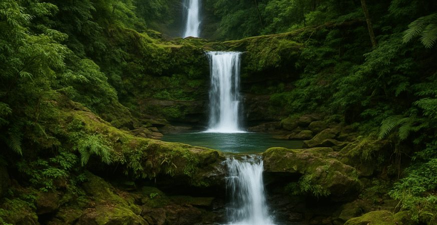 vietnam hidden waterfall