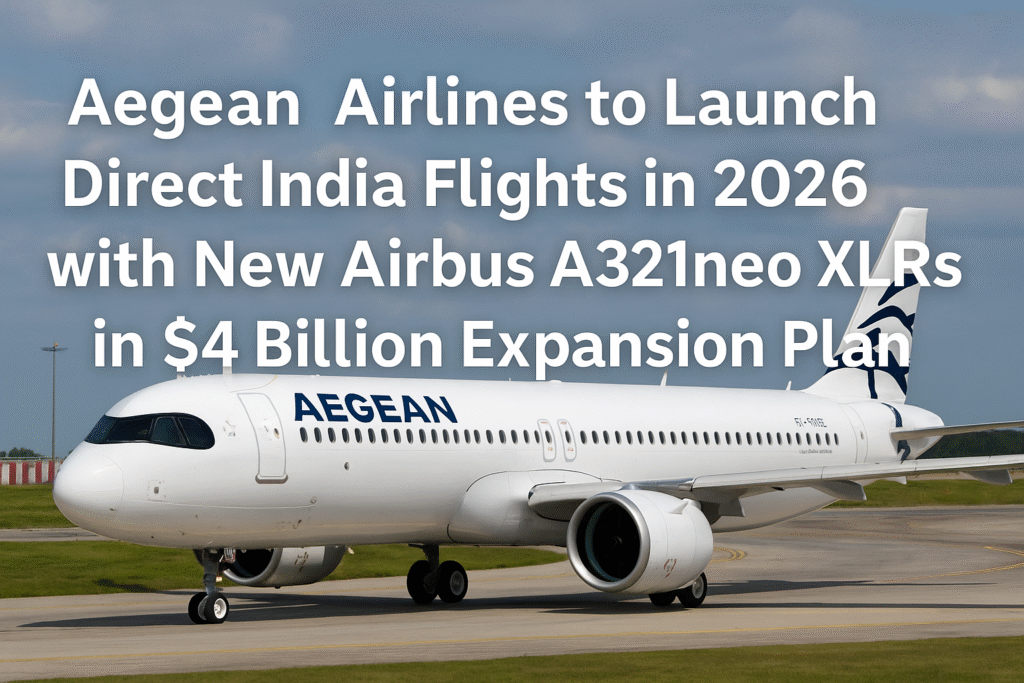 Aegean Airlines Launches Direct India Flights