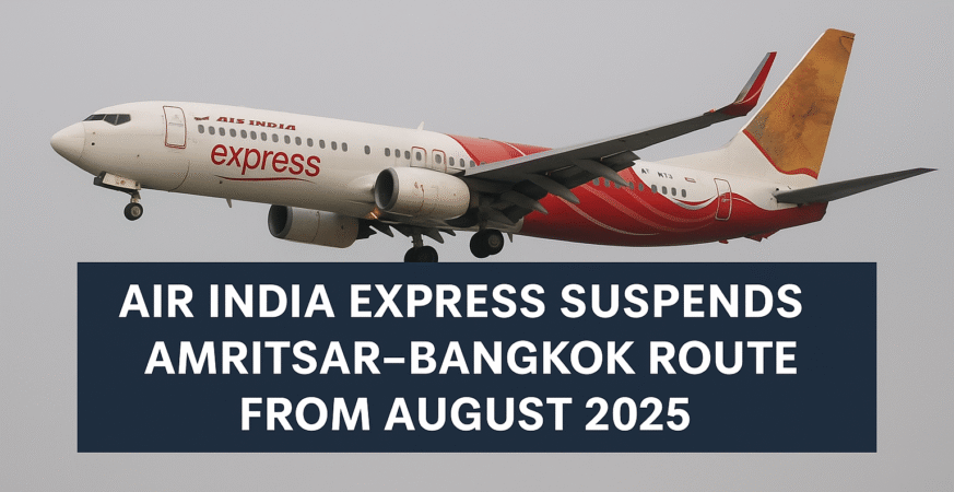 Air India Express Suspends Amritsar–Bangkok Route