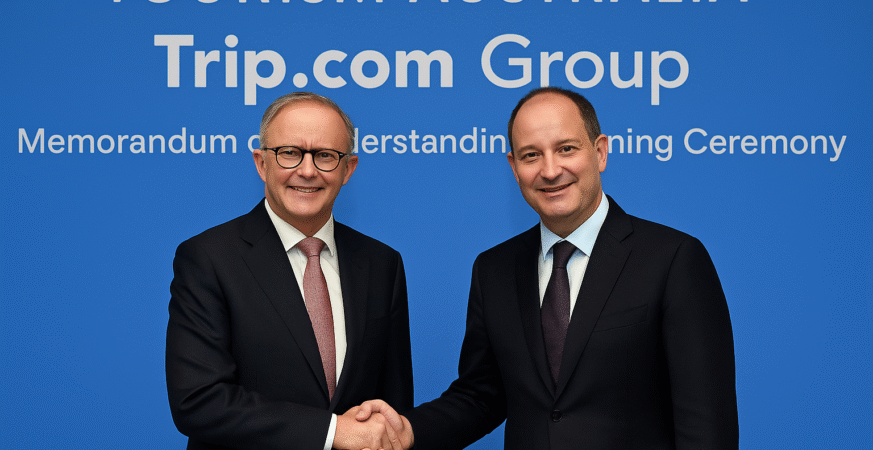 Tourism Australia and Trip.com Group Sign Landmark MoU