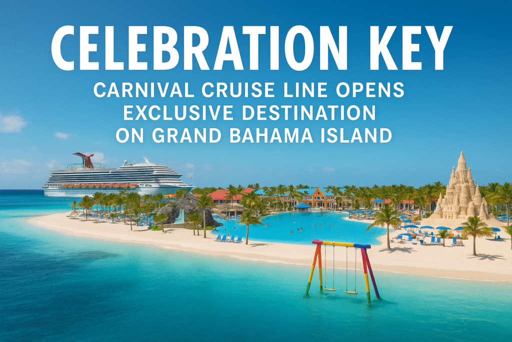 Carnival Cruise Line Unveils Celebration Key in Grand Bahama