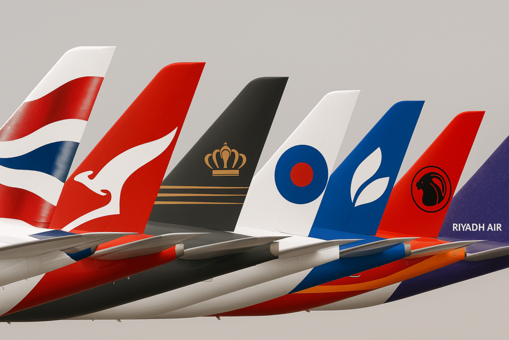 British Airways and Global Airlines Redefine Aviation Branding with Bold