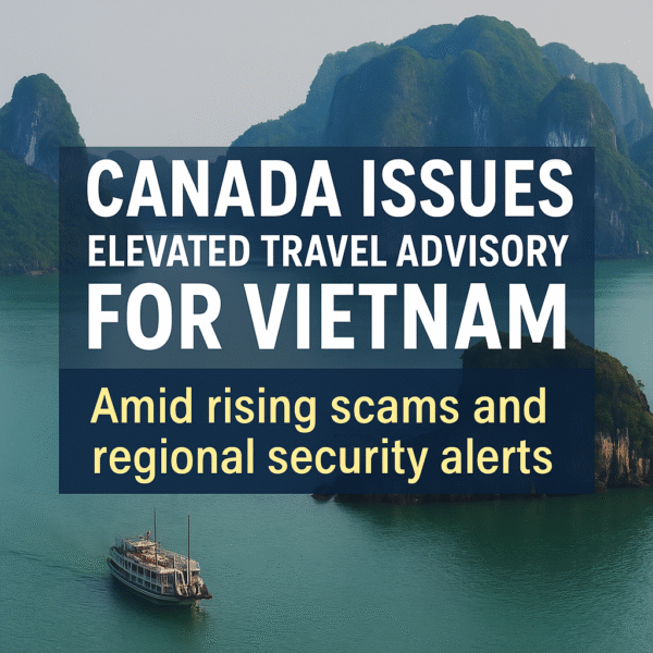 Canada Issues Elevated Travel Advisory for Vietnam