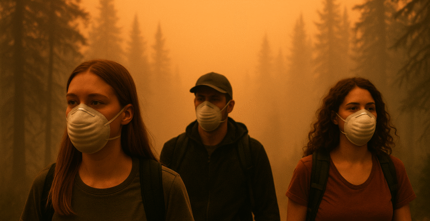 Canadian wildfire