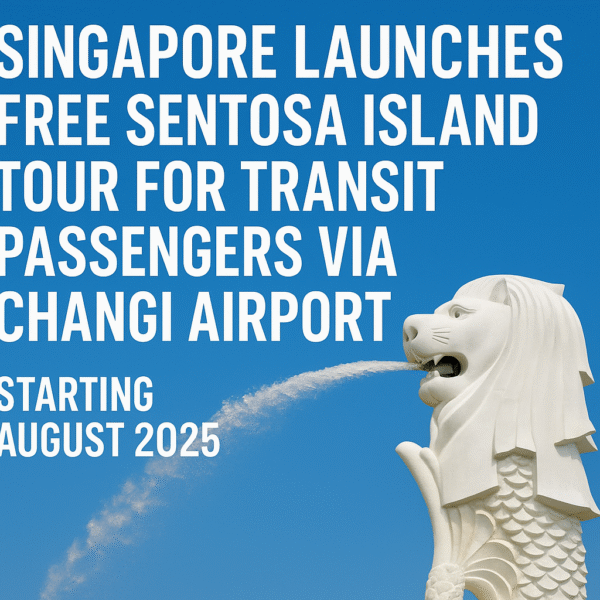 Singapore Launches Free Sentosa Island Tour for Transit Passengers