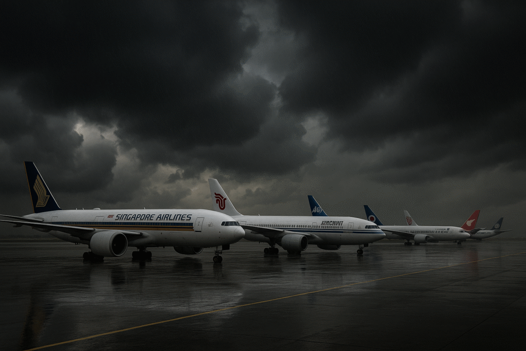 AIRLNES AT ASIA STORMS