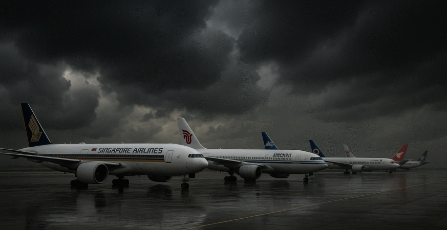 AIRLNES AT ASIA STORMS