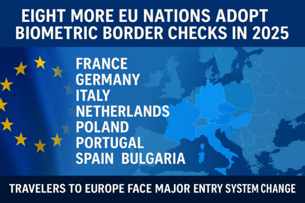 Eight More EU Nations Join Biometric Border Revolution