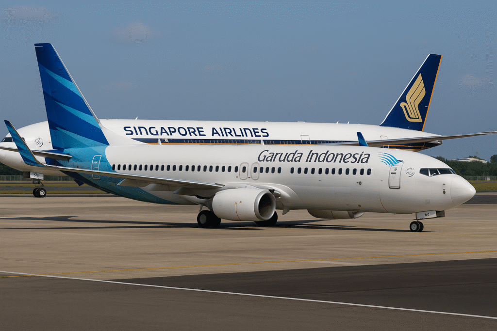 Garuda Indonesia and Singapore Airlines Expand