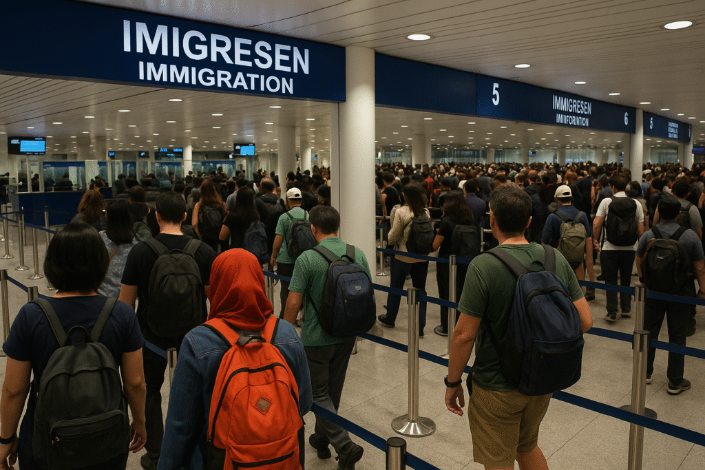 Immigration delays