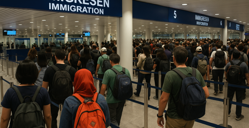 Immigration delays