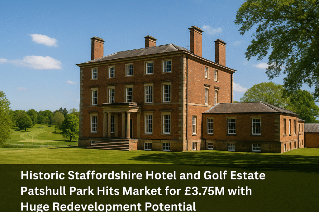 Historic Staffordshire Hotel and Golf Estate Patshull Park Hits Market