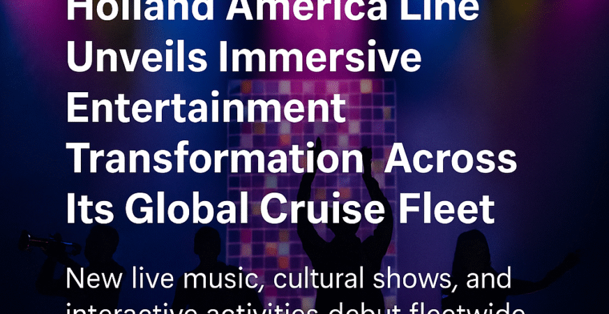 Holland America Line Unveils Immersive Entertainment Transformation