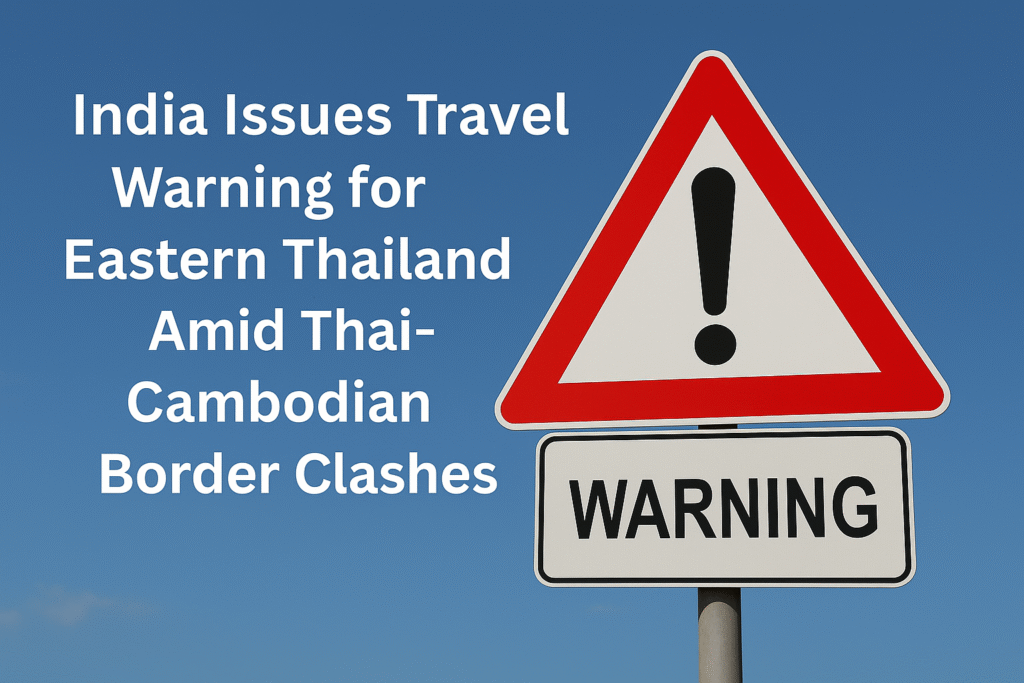 India Issues Travel Warning for Eastern