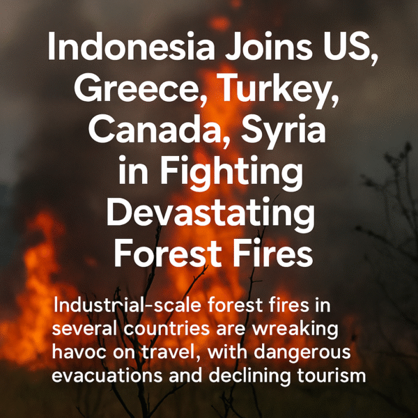 Indonesia Grapples with Widespread Wildfires, Joining Global Crisis Impacting Tourism