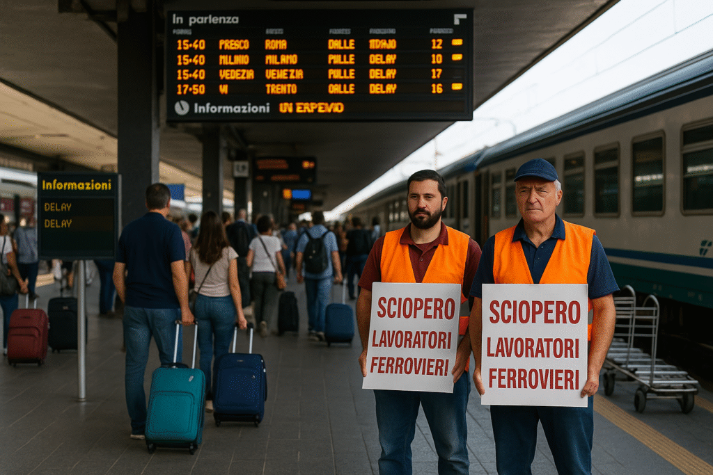 ITALY Train strike