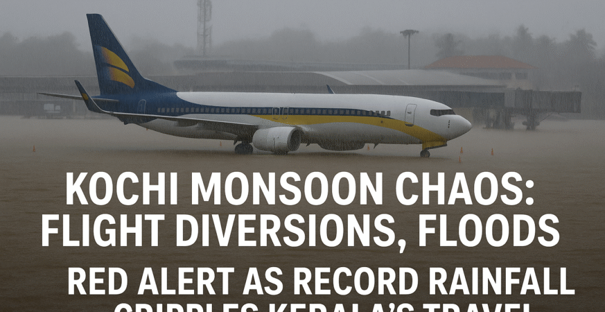 Kochi Monsoon Chaos Flight Diversions, Floods, Red Alert as Record