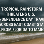 Maine to Florida: East Coast Faces Tropical Storm Disruption