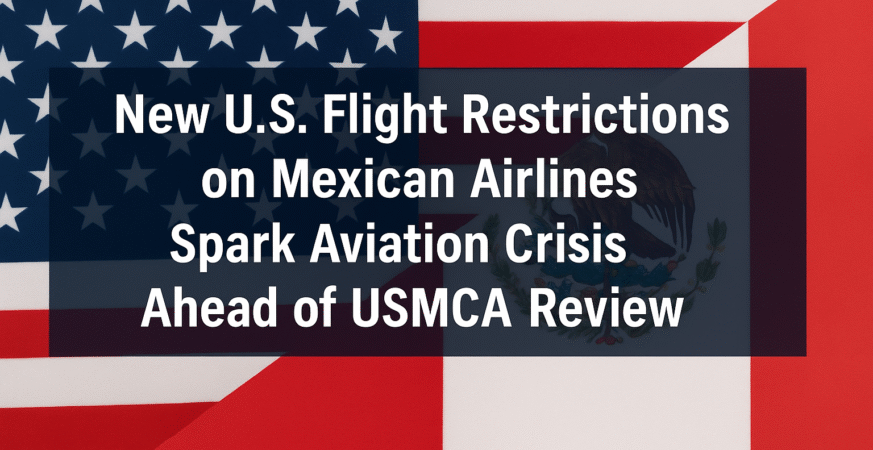 New U.S. Flight Restrictions on Mexican Airlines