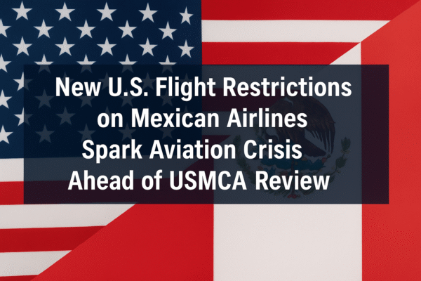 New U.S. Flight Restrictions on Mexican Airlines