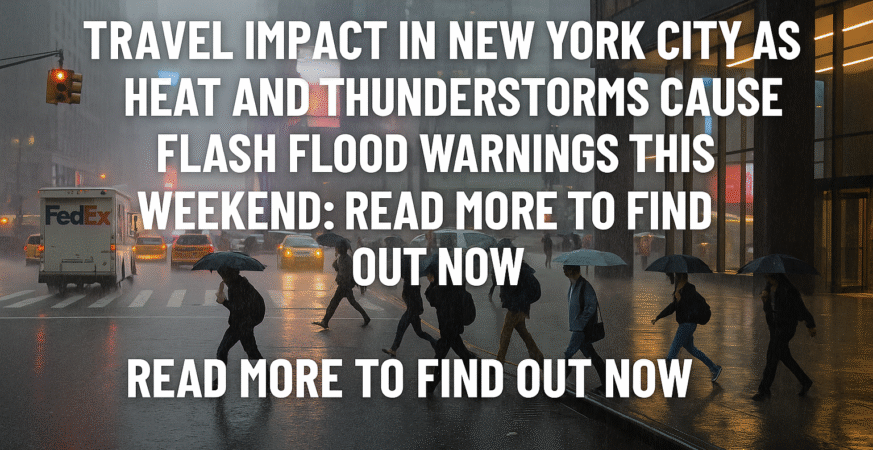 Extreme Heat and Flash Flood Threats Disrupt New York City