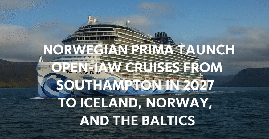 Norwegian Prima to Launch Open-Jaw Cruises from Southampton in 2027