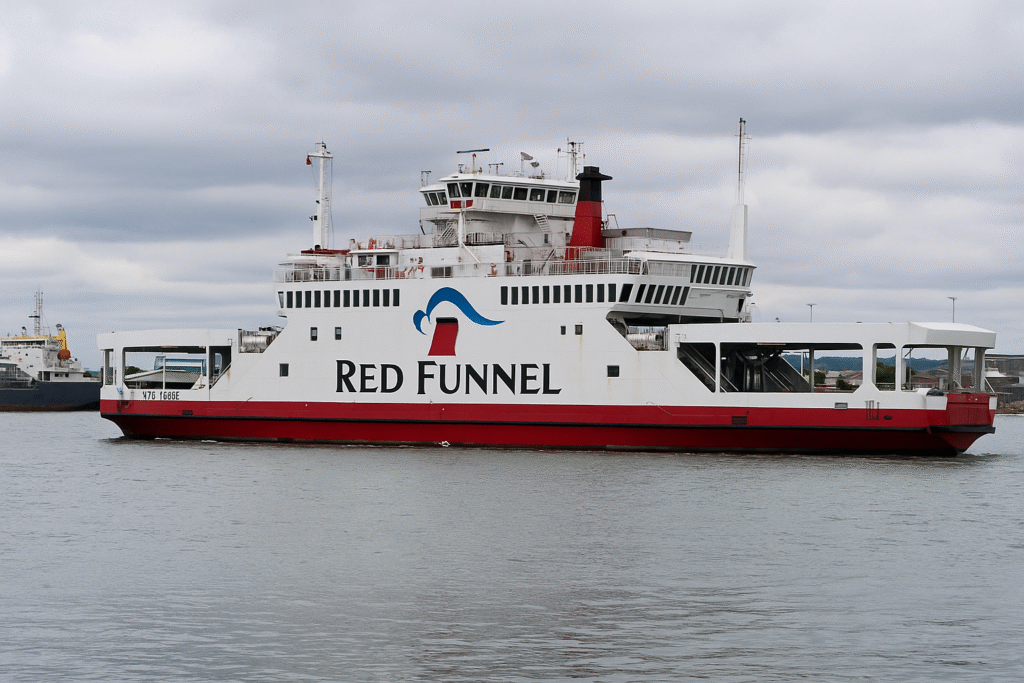Red Funnel ferry delays, Isle of Wight ferry cancellations, Red Eagle engine failure, Red Jet 7 disruption, Southampton to East Cowes ferry, UK ferry service updates, Red Funnel travel news, Solent ferry delays, UK holiday travel disruption, Isle of Wight summer transport Isle of Wight, East Cowes, Southampton, Solent, Weston Shore, UK