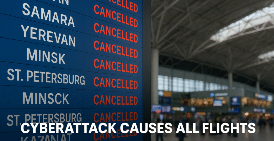 Russia Hit by Wave of Cyberattacks Causing Over 50 Flight Cancellations
