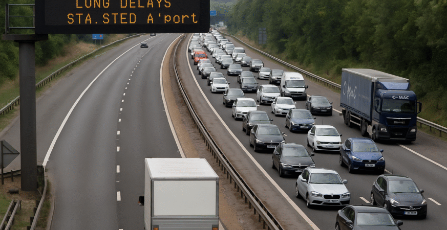 Stansted Airport Travel Chaos M11 Crashes Spark Major Delays