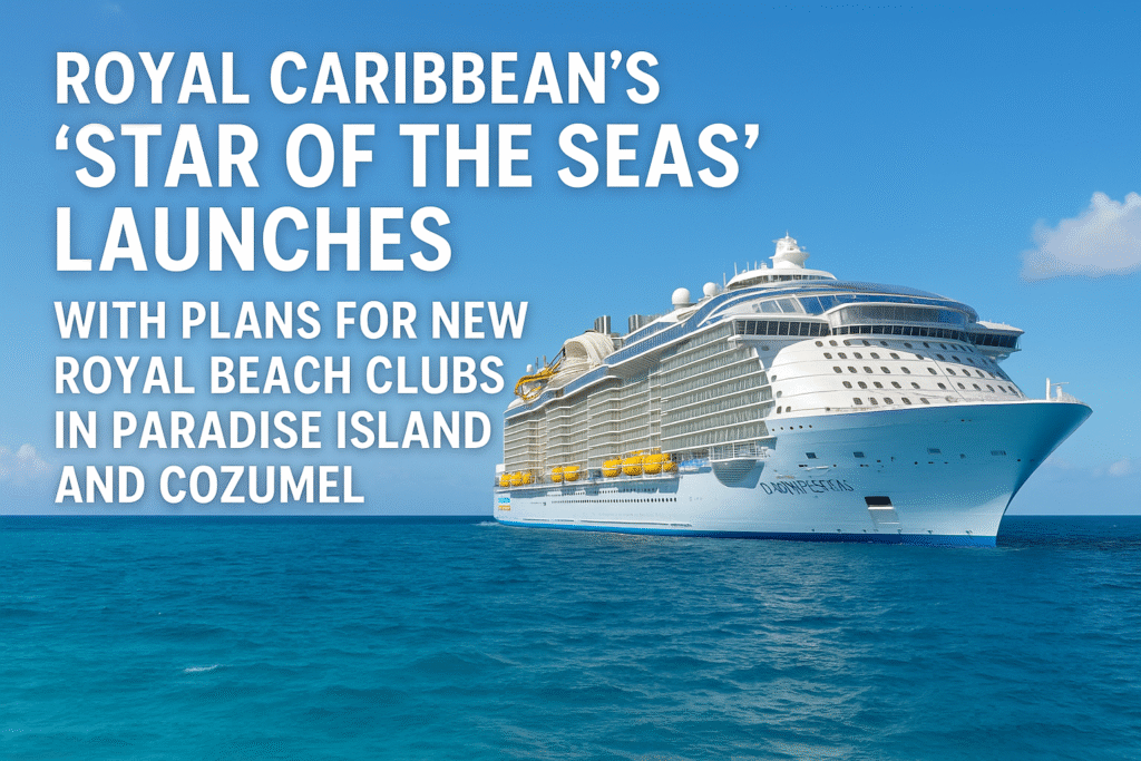 Royal Caribbean’s ‘Star of the Seas’ Launches with Record-Breaking