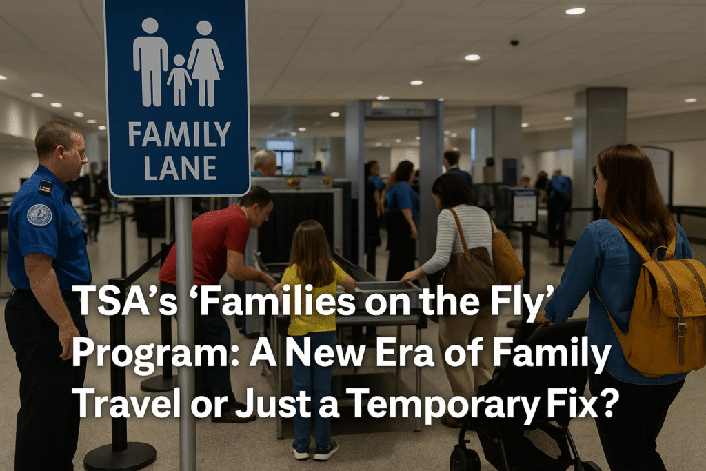 TSA’s ‘Families on the Fly’ Program Aims to Ease Airport Travel for Parents