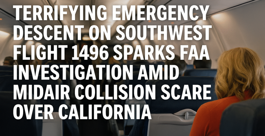 Terrifying Emergency Descent on Southwest Flight 1496 Sparks FAA