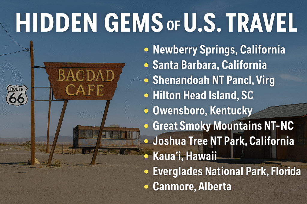 Top 10 Hidden Gem Destinations in the U.S. to Explore in 2025