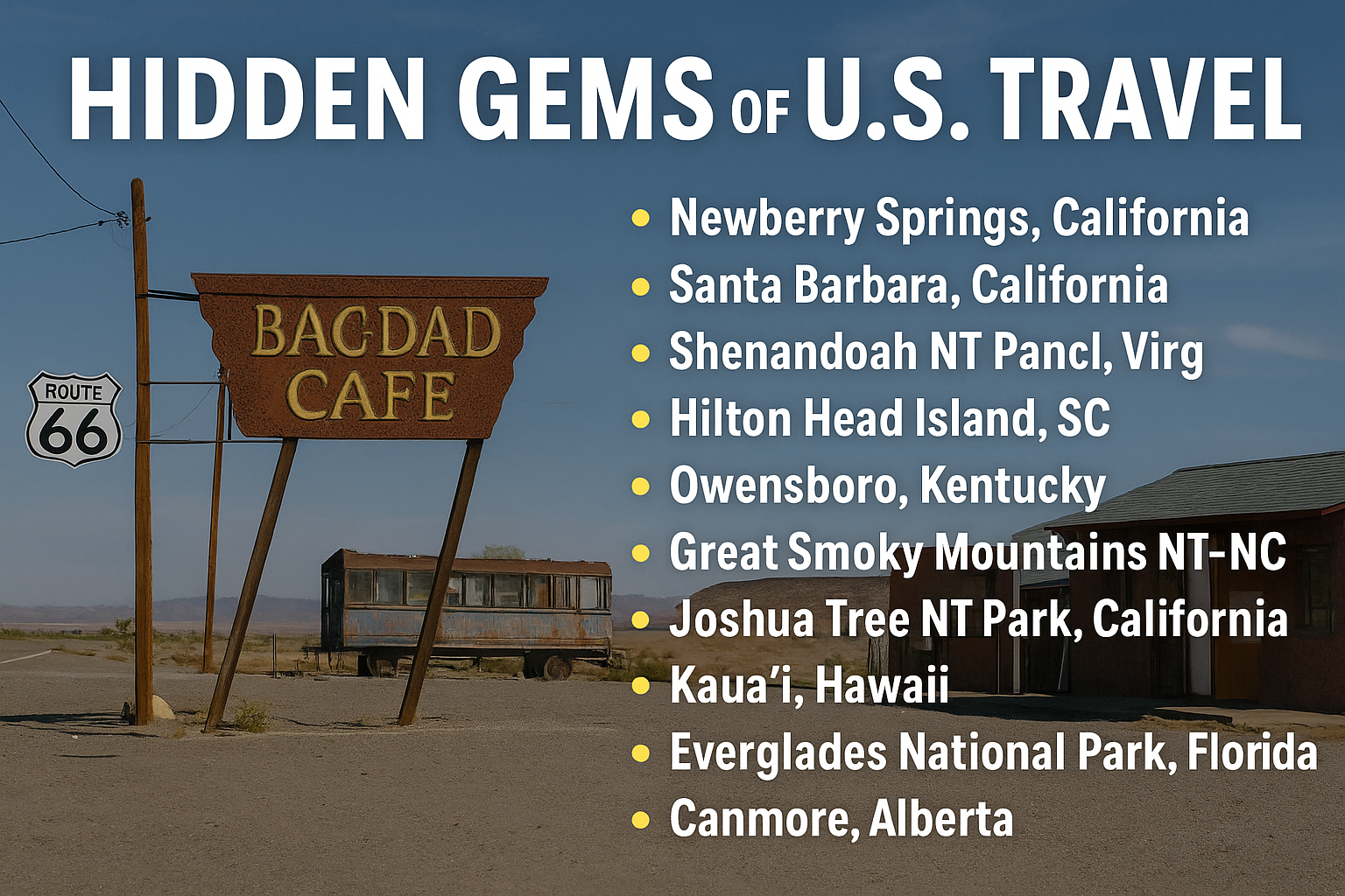 Top 10 Hidden Gem Destinations in the U.S. to Explore in 2025