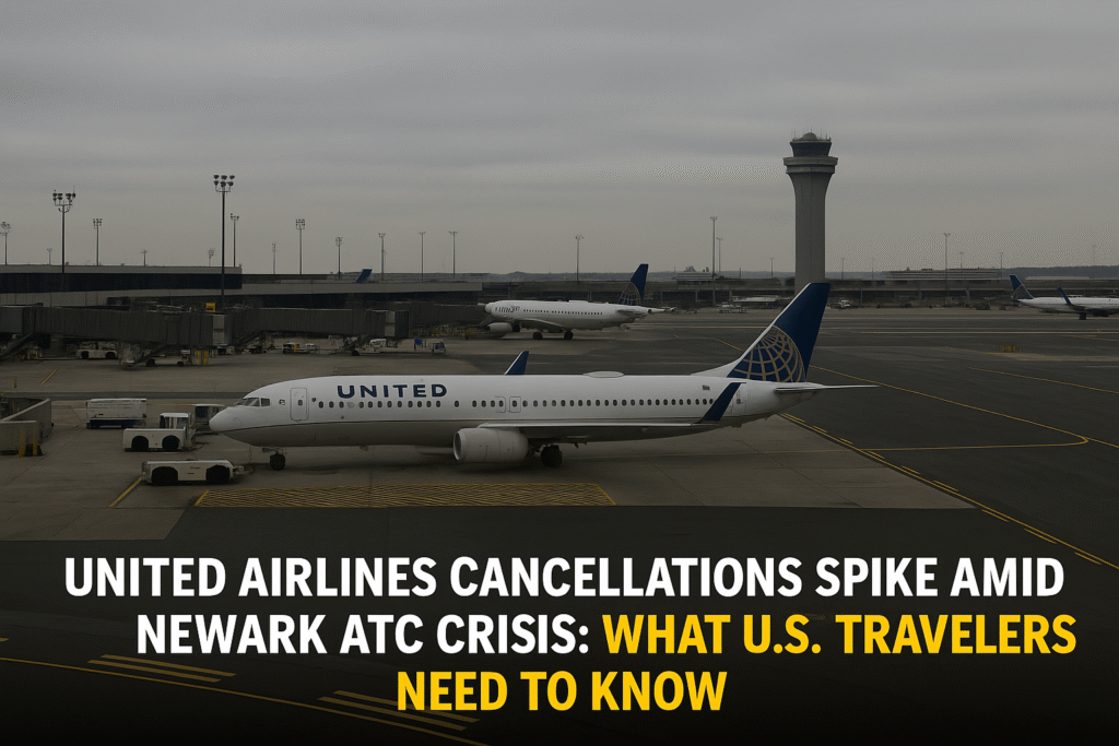United Airlines Cancellations Surge Amid Newark ATC Crisis