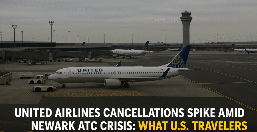 United Airlines Cancellations Surge Amid Newark ATC Crisis
