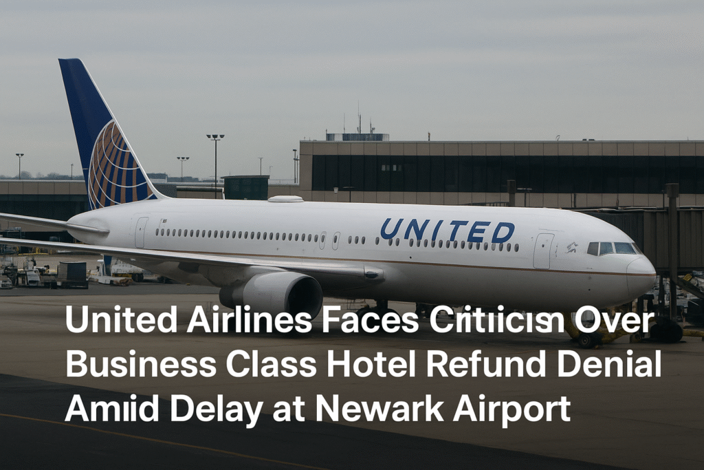 United Airlines Faces Criticism Over Business Class Hotel Refund Denial
