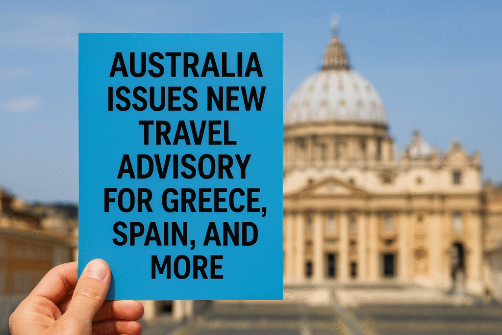 Australia Issues New Travel Advisory