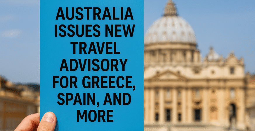 Australia Issues New Travel Advisory