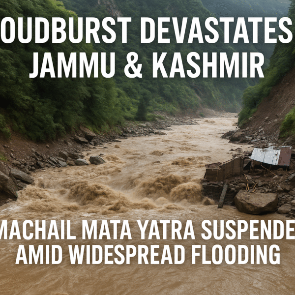 Cloudburst Devastates Jammu & Kashmir