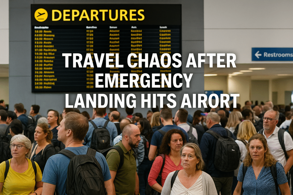 Emergency Landing at Birmingham Airport Sparks