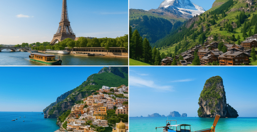 Honeymoon destinations