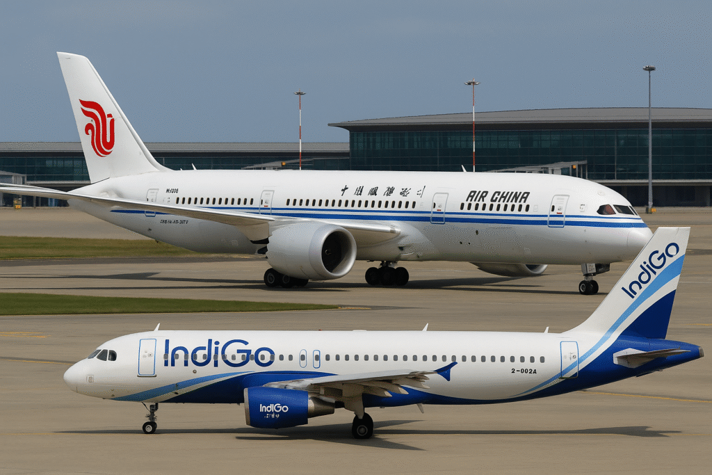 India and China direct flights