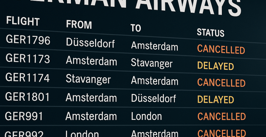 German Airways Cancellations and Delays Latest Travel Updates Across Europe