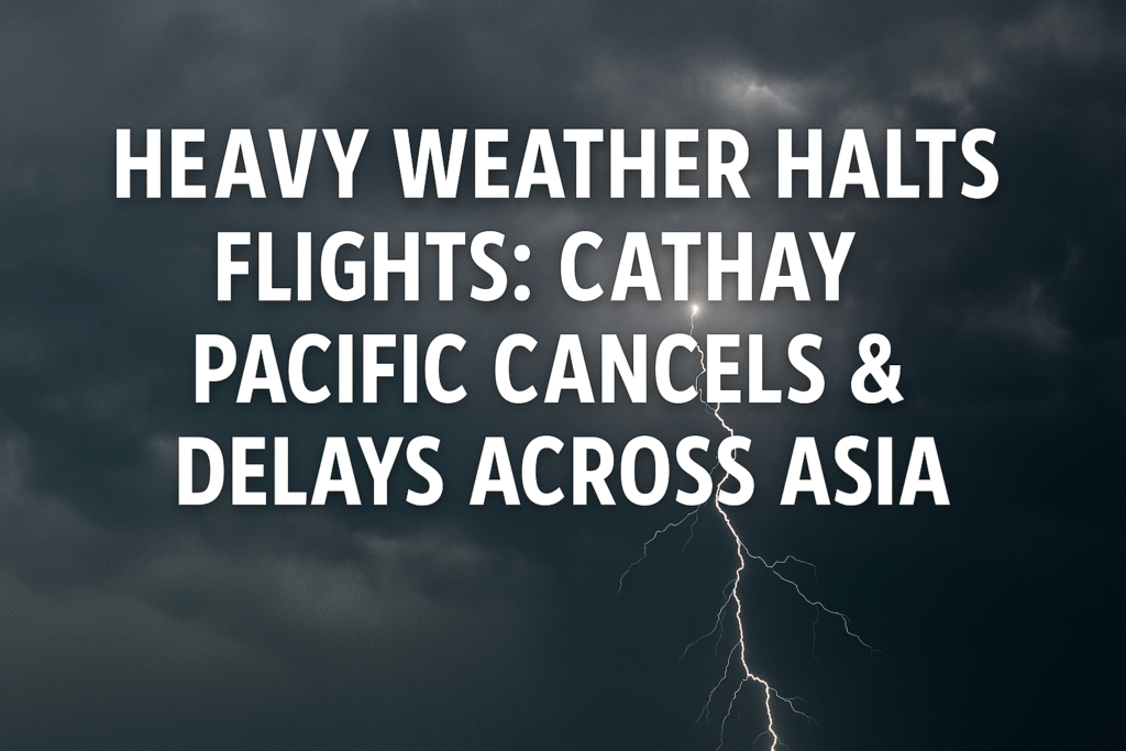 Heavy Weather Halts Flights