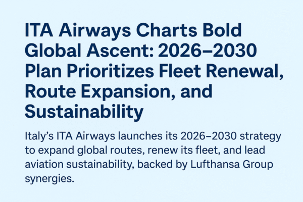 ITA Airways Charts Bold Global Ascent