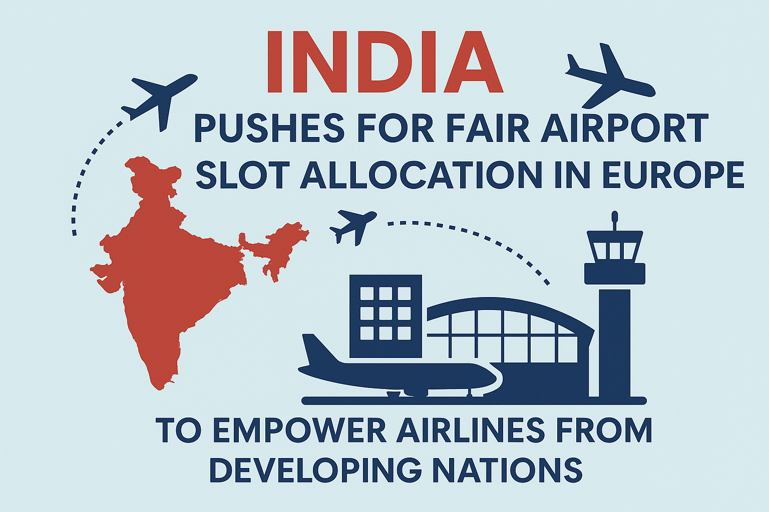 India Pushes for Fair Airport Slot Allocation