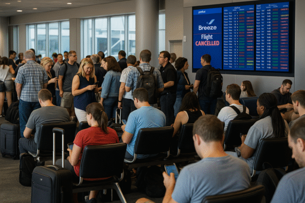 JetBlue, Frontier & Breeze Suspend 17 Flights