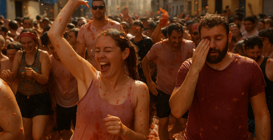 La Tomatina 2025 Turns Buñol Red